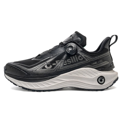 ONEMIX Outdoor hardloopschoenen voor heren, elastische trailschoenen, lichtgewicht, ademende damesschoenen, casual schoenen voor koppels, waterdichte schoenen
