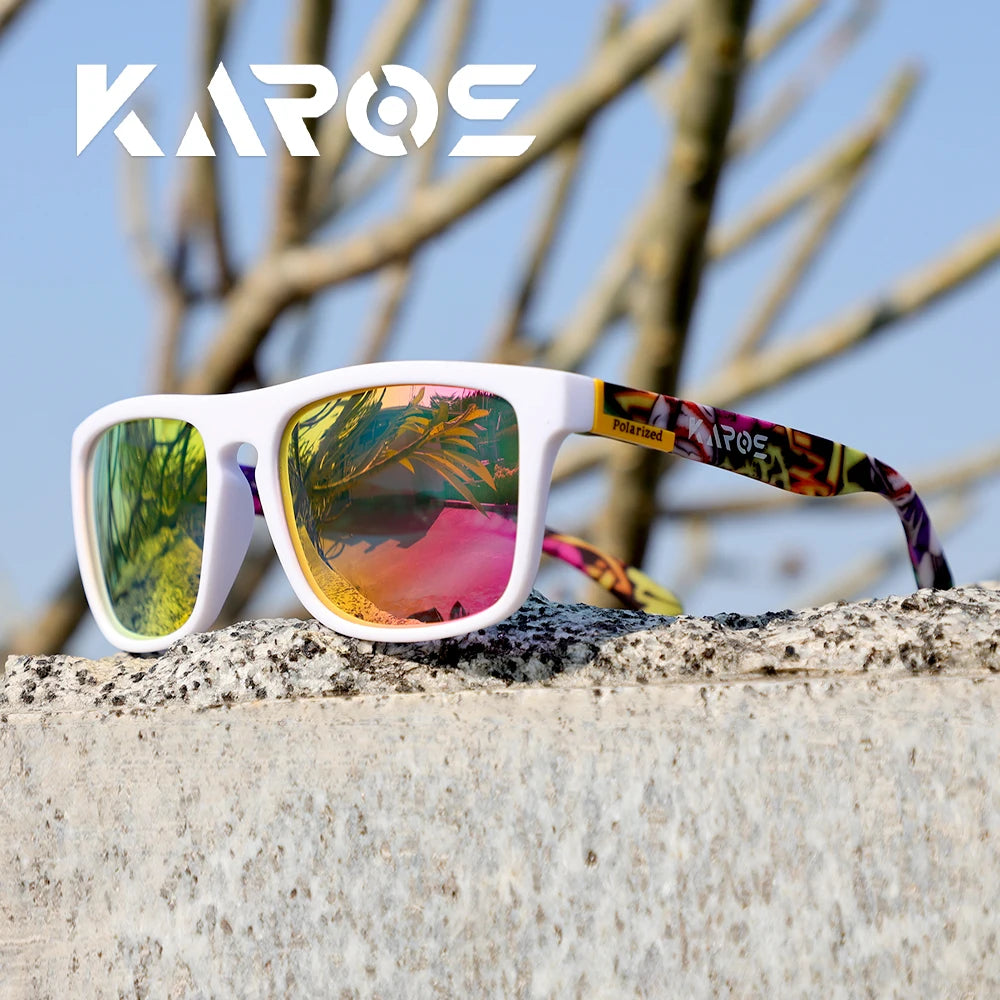 KAROS Polarized Sunglasses Unisex Car Driver Anti-Glare Goggles Outdoor for travel fishing beach UV400 eyeglasses