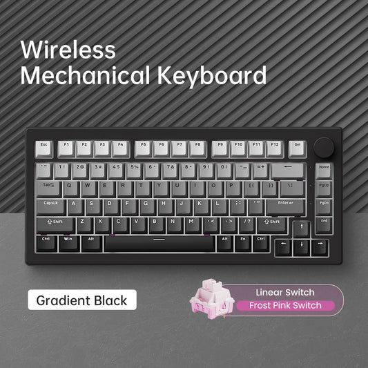 Akko 5075 V3 Keyboard 75% ANSI-US With Volume Hot-swappable RGB USB Type-C/2.4g&BT5.0 Tri-mode Custom Gaming Mechanical Keyboard