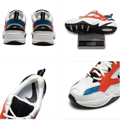 2026 Nike Men's M2K Tekno Retro Chunky Dad Shoes Layered Leather Synthetic Fashion Casual Walking Sneakers AV4789-100