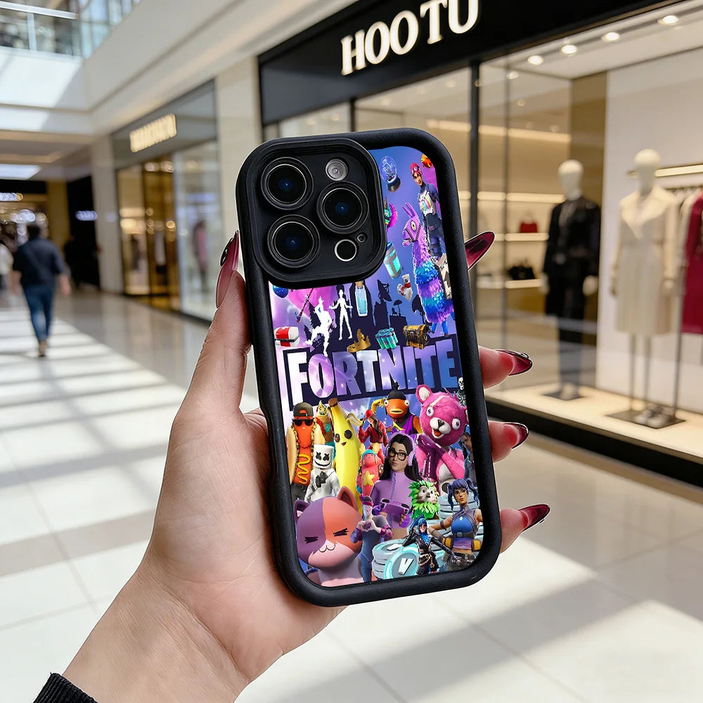 Game Fortnite Handyhülle für Samsung Galaxy A17 A07 A06 A26 A16 A06 A35 A55 A25 A05s A15 A54 A34 A36 A24 4G 5G – weiche Rückseite