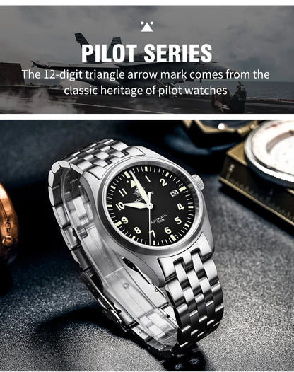 ADDIESDIVE Watch For Men MY-H2 Stainless Steel Classics Mechanical Watches NH35 200m Diving Luminous Analog Watch Reloj Hombre