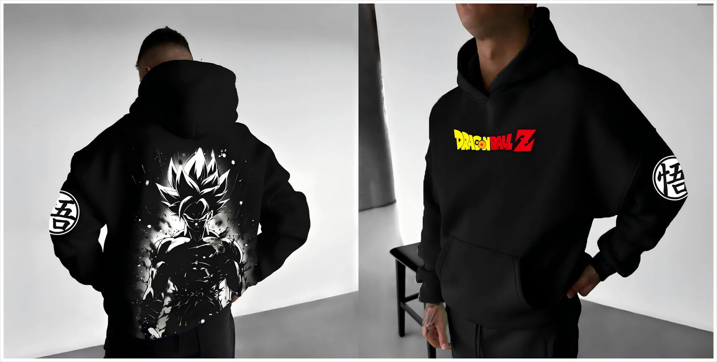 Sudadera con capucha 2026 New Anime Dragon Ball estampada para hombre y mujer, sudadera con capucha para hombre, tops deportivos, estilo Harajuku Y2K
