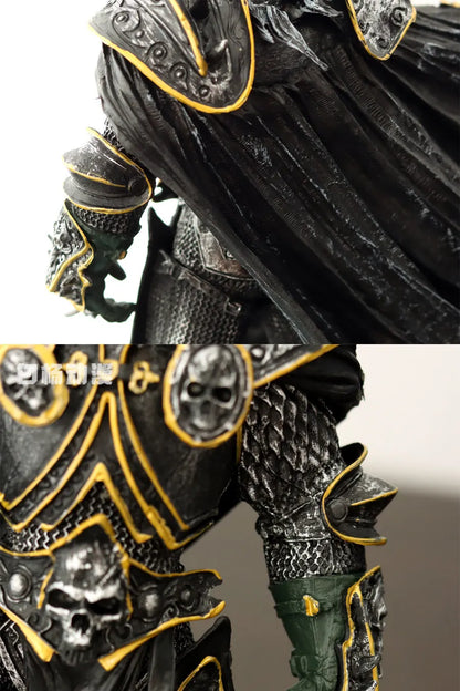 Hot Baiyang Anime World Of Warcraft Lich King Arthas Death Knight Gk Figure Statue Collectible Model Desktop Ornament For Men