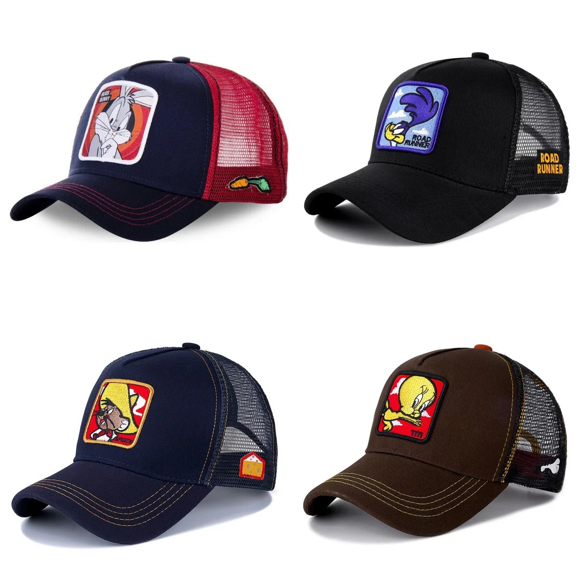 Hot Sale Unisex Anime Cartoon Cap High Quality Patch Draw Baseball Cap Men Trucker Hat