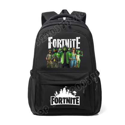 Fortnite Kids Backpack Portable Large Capacity Student Schoolbag Cartoon Printed Shoulder Bag School Supplies for Boys Gift