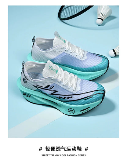 Running Shoes Specialty Men Marathon Sports Carbon Plate Breathable Ultralight Women Comfortable Athletic Cushion Stability Sneakers