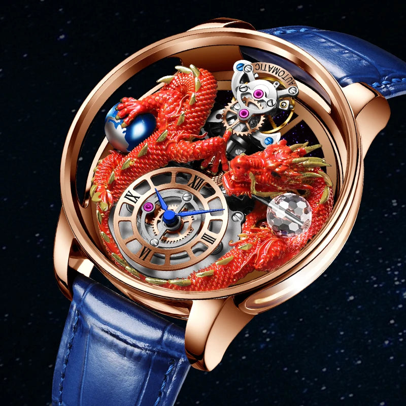 PINDU Design 2025 NEW Men's Watch Diamond Tourbillion Top Brand Luxury Astronomia Quartz Watch Men's Sapphire Glass Waterproof Watch