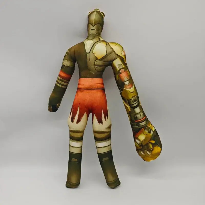 Peluche action figure anime gaming Overwatch D.Va / Doomfist / Genji / Widowmaker da 26cm, corpo flessibile con filo metallico, varie pose