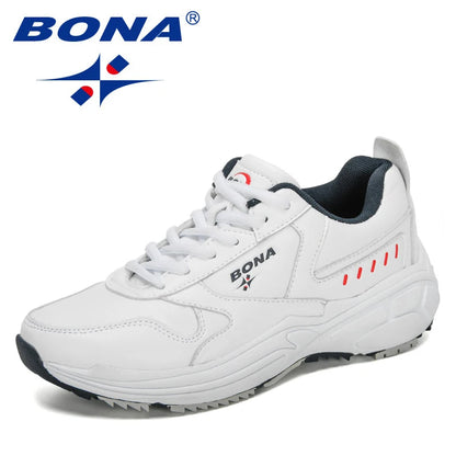 BONA New Designers Classic Sneakers Running Shoes Women Outdoor Sports Shoes Comfortable Running Shoes Ladies Walking Shoes