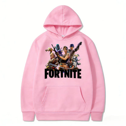 Fortnite Game Printed Children's Hoodies Cartoon Comfortable Suit Loose Long Sleeve Tops Autumn Winter Clothes