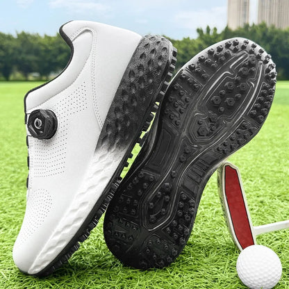 2026 New Golf Shoes Youth Anti-Slip Men's Walking Shoes Outdoor Lawn Athletic Shoes Professional Men's Golf Training Shoes