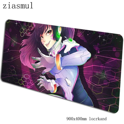 Tappetino per mouse Overwatch 90x40cm, tappetino gaming estetico, splendido tappetino personalizzato per gamer, base per mouse e tastiera PC