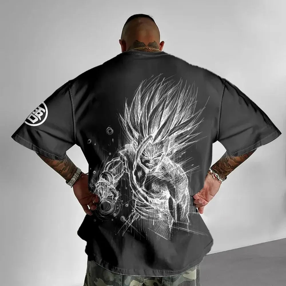 Dragon Ball Z Themed T-Shirt - Pure Cotton, Breathable & Elastic | Comfortable & Stylish | Great for Anime Fans
