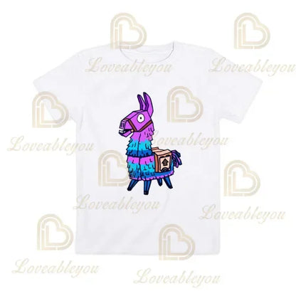 Boys Girls Cartoon T-shirt Fortnite Tshirt Battle Royale 3D 3 To 14 Years Victory Royale Game Kids Tops Teen Clothes