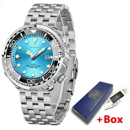 2024 Men Watch Outdoor Sports Quartz Watches Men Waterproof Chronograph Wristwatch Mens Military Clock Man Relogio Masculino
