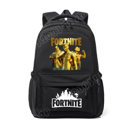 Fortnite Kids Backpack Portable Large Capacity Student Schoolbag Cartoon Printed Shoulder Bag School Supplies for Boys Gift