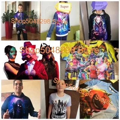 Men and Women Kids Hoodie Sweatshirt for The Night Victory Child Wear Battle Royale Sweatshirt Boys Girls Tops Hero Teen Clothes