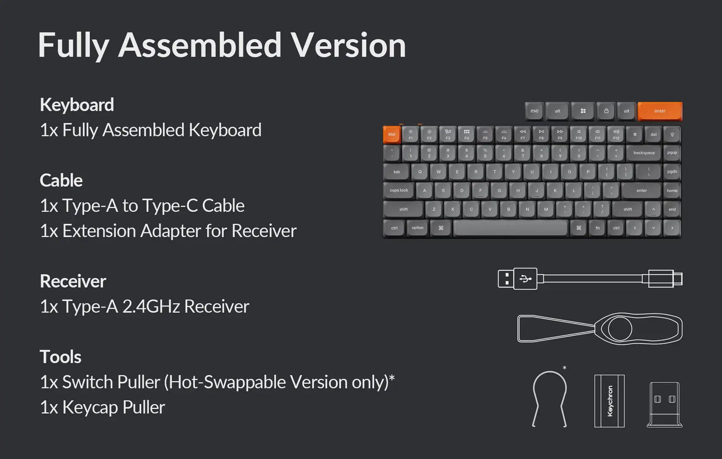 Keychron K3 Max QMK/VIA Ultra-Slim Wireless Custom Mechanical Keyboard Low Profile Gateron Switch Double-Shot PBT Keycap