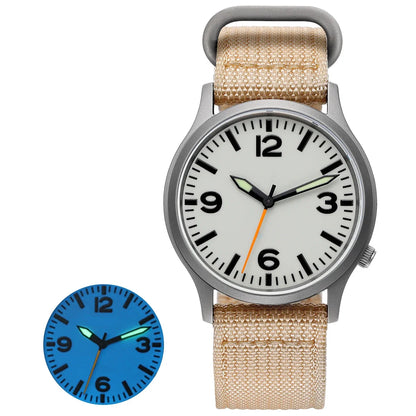 BERNY Full Titanium Watches for Men Super Luminous Sapphire Sports Field Quartz Men's Watch VH31 Wristwatch 5ATM Easy Read