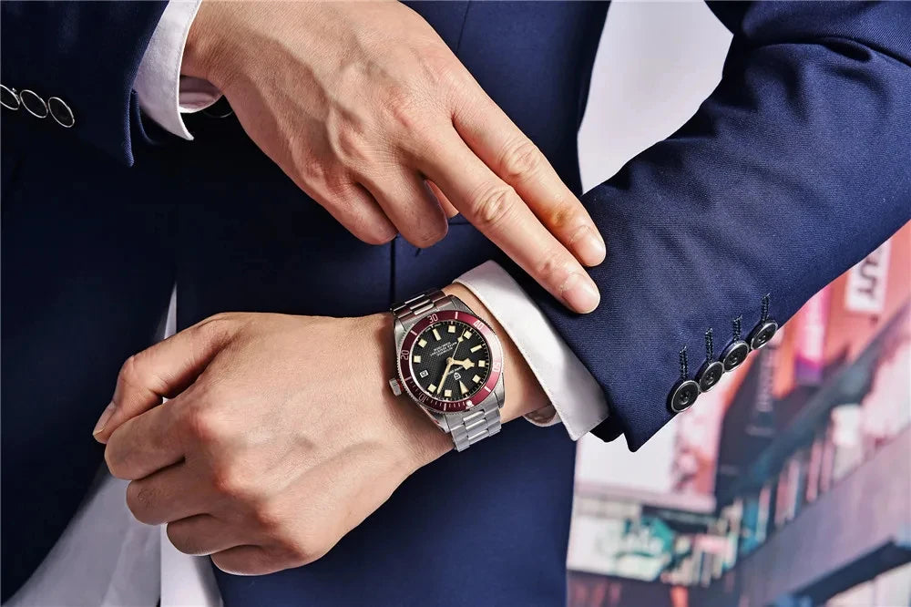 PAGANI DESIGN BB58 Men's Watches Mechanical Watch For Men Luxury Automatic Watch Men's NH35 Movement Waterproof Reloj Hombre PD-1671