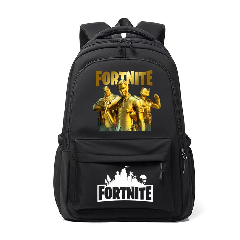 Fortnite Kids Backpack Portable Large Capacity Student Schoolbag Cartoon Printed Shoulder Bag School Supplies for Boys Gift