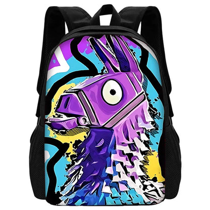 Hot Battle Royale Fortnite Kids Backpacks for Boys and Girls Student Birthday Gift Child School Bags Unisex Camping Durable Rucksack