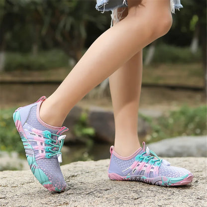 New 12 Colors Water Shoes Kids Summer Beach Five Fingers Barefoot Swimming Aqua Shoes Quick Dry Seaside River Children Sneakers