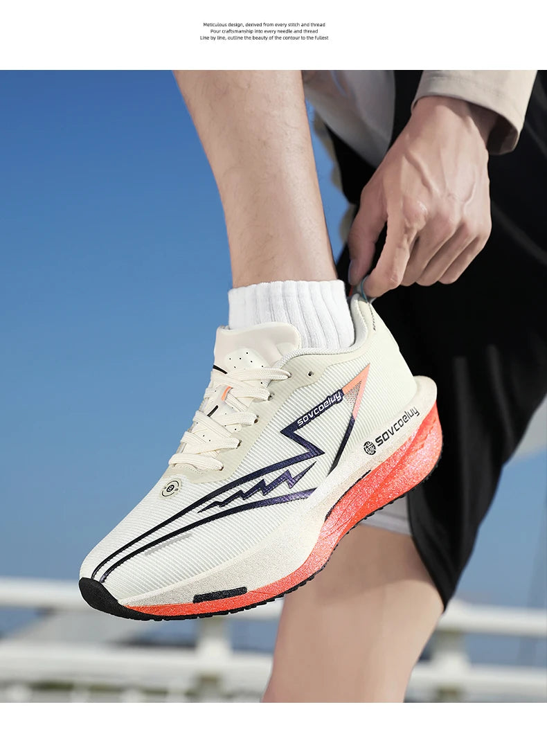 Running Shoes Specialty Men Marathon Sports Carbon Plate Breathable Ultralight Women Comfortable Athletic Cushion Stability Sneakers