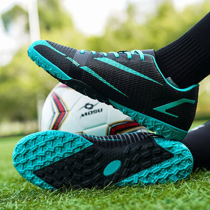Nouveaux hommes en plein air chaussures de Football crampons pour adultes longues pointes bottes de Football formation chaussures de Sport baskets antidérapant formation unisexe