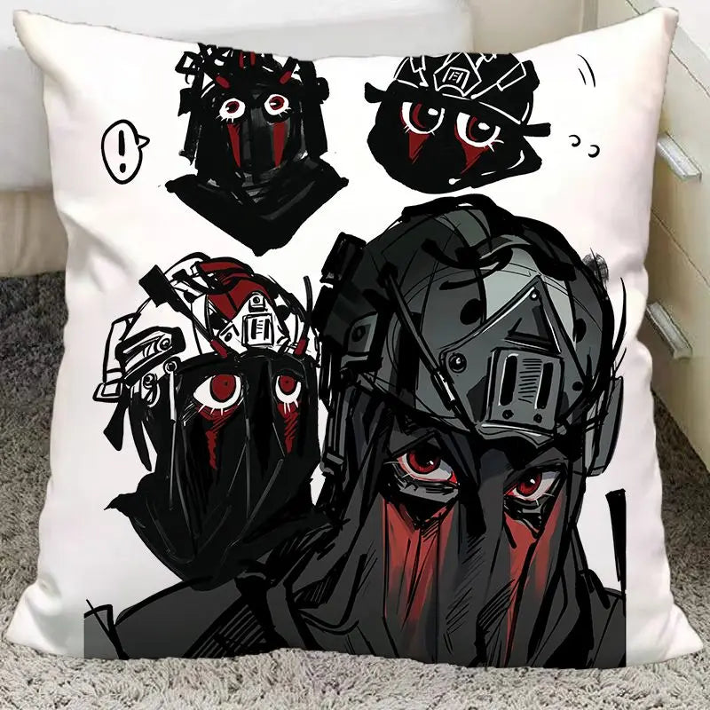 Anime Call of Duty Ghost Keegan Konig Cosplay 45CM Throw Pillows Soft Waist Sofa Cushion Throw Bedroom Pillows
