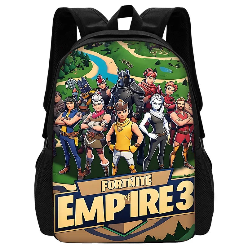 Classic Game Fortnite Kids Backpacks Boys and Girls Student Birthday Gift Child School Bags Unisex Camping Durable Rucksack