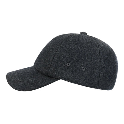 BOTVELA Șapcă de baseball din lână tweed pentru bărbați, stil casual, moale, ajustabilă, fără structură