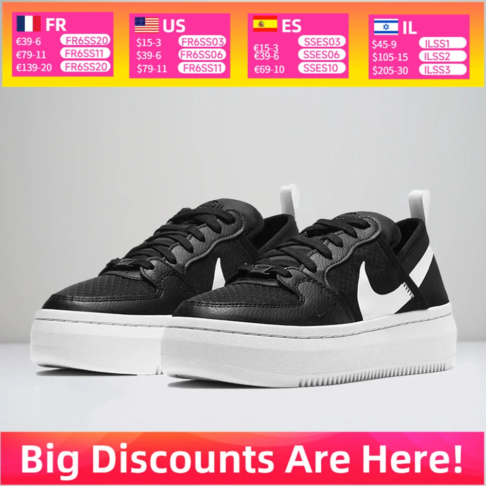Adidași Nike Court Vision Alta Lifestyle pentru bărbați și femei, încălțăminte sportivă casual și confortabilă, CW6536-001