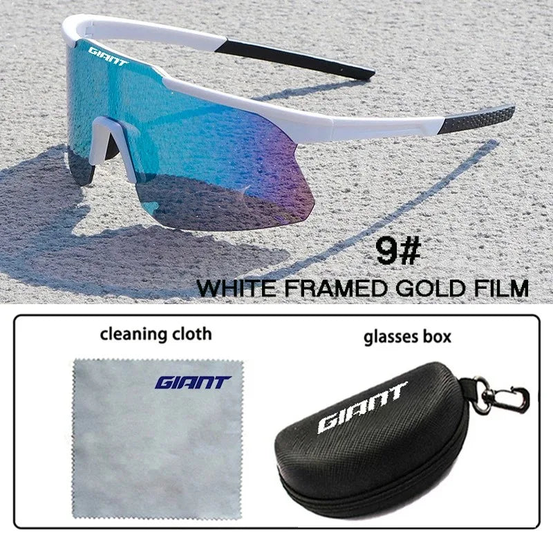 giant cycling sunglasses men and women MTB Road Bicycle cycling sunglasses Outdoor Lenses With case glasses Cycling goggles