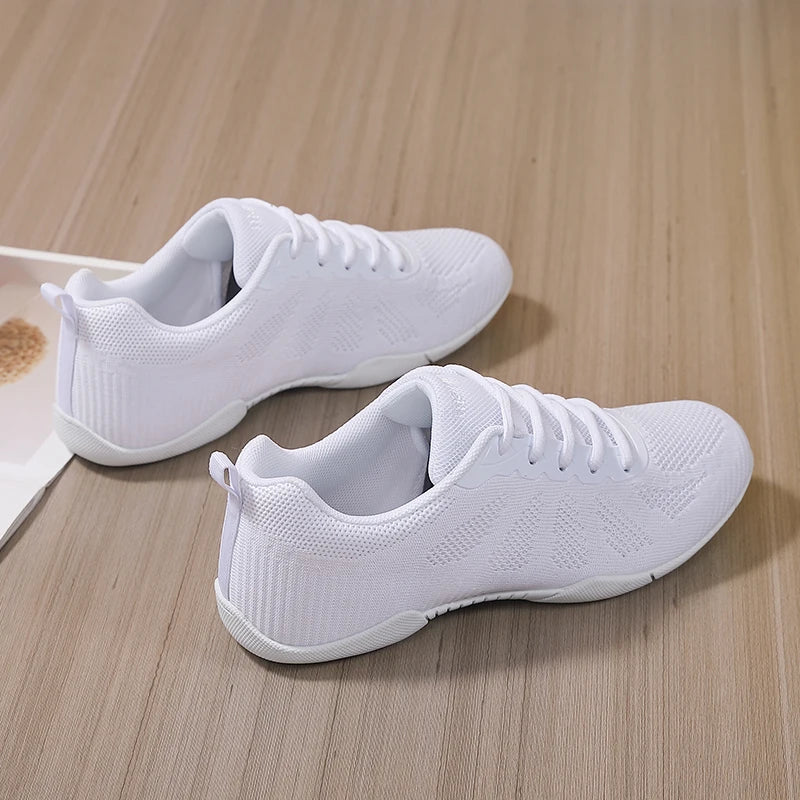 Marwoo Girls White Cheer Dance Sneakers Kids Lightweight Cheerleading Training Walking Tennis Women’s Fashion Sports Shoes 2316