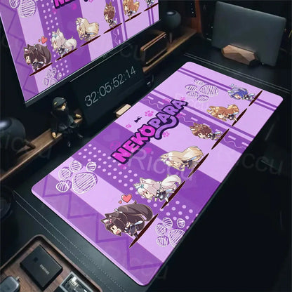 Nekopara XXL Home HD Computer Computer Desk Mouse Anime Large Mouse Pad Office Laptop Computer Desktop mat Game Accessories Tech