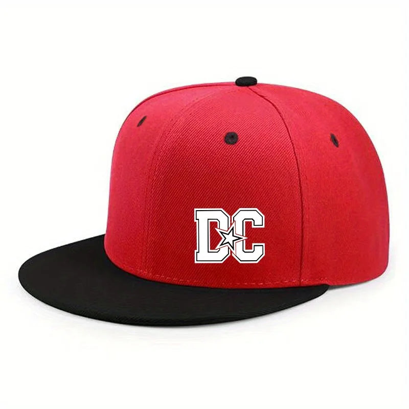 Unisex Letter Print Hip-hop Snapback Cap Outdoor Adjustable Casual Baseball Caps Sunscreen Sun Hat Streetwear
