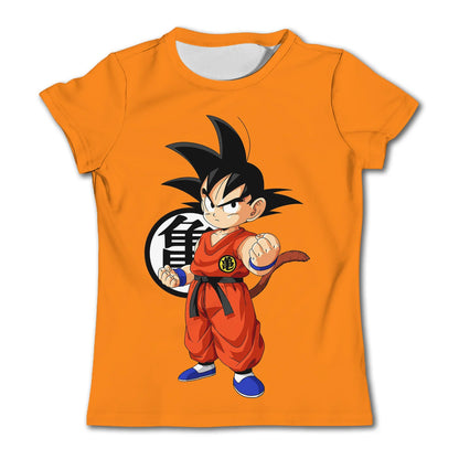 Dragon Ball T-Shirt Kids Tops Tee Anime Figures Son Goku Super Saiyan T-shirt Boys T-shirts Children Clothes Summer Short Sleeve