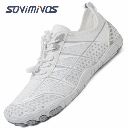 Men's Trail Running Shoes, Lightweight Athletic Zero Drop Barefoot Shoes Non-Slip Outdoor Walking Minimalist Shoes for Women