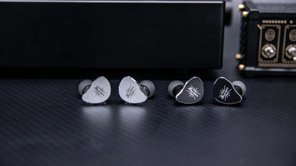 Kiwi Ears Belle 10mm DLC Dynamic Driver in-Ear Monitor, HiFi Wired Earbuds with Dual Silver-Plated Cables, Professional  linsoul
