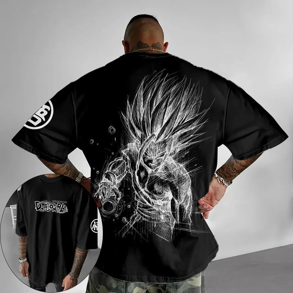 Dragon Ball Z Themed T-Shirt - Pure Cotton, Breathable & Elastic | Comfortable & Stylish | Great for Anime Fans