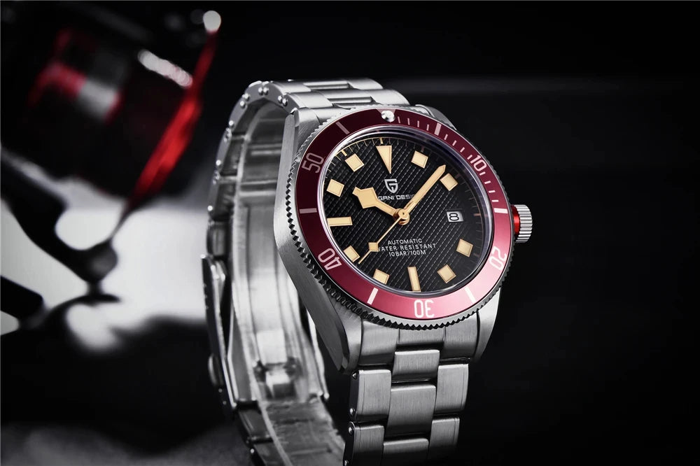 PAGANI DESIGN BB58 Men's Watches Mechanical Watch For Men Luxury Automatic Watch Men's NH35 Movement Waterproof Reloj Hombre PD-1671