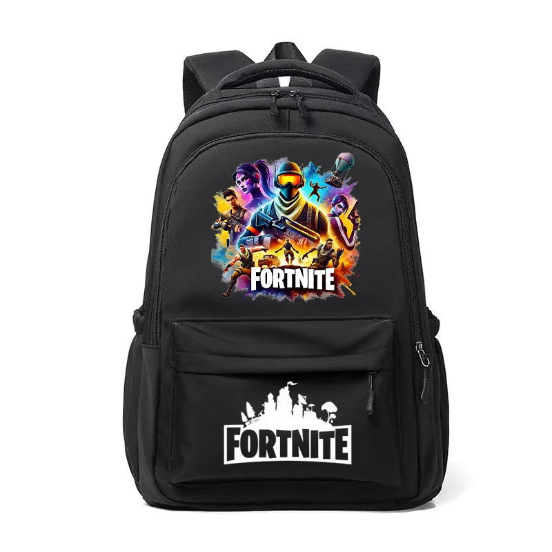 Fortnite Kids Backpack Portable Large Capacity Student Schoolbag Cartoon Printed Shoulder Bag School Supplies for Boys Gift