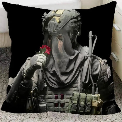 Anime Call of Duty Ghost Keegan Konig Cosplay 45CM Throw Pillows Soft Waist Sofa Cushion Throw Bedroom Pillows