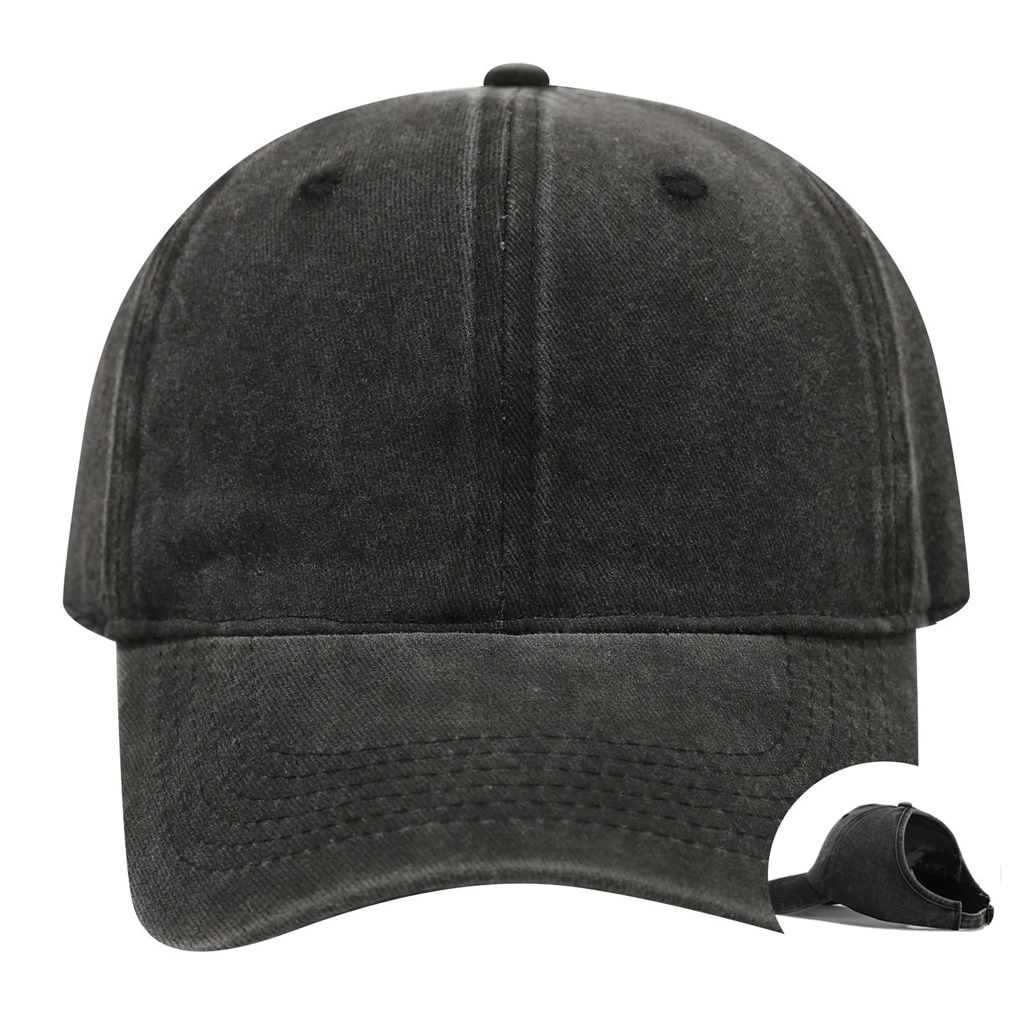 Embroidered baseball cap with goose pattern for men and women, casual and fashionable city style duckbill cap