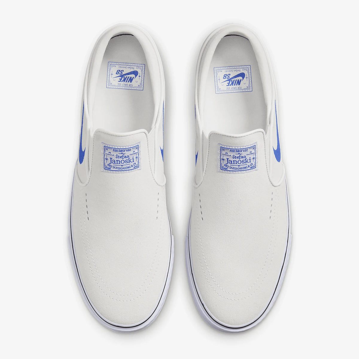Nike službene nove muške niske tenisice za skate s mekim uloškom i bez vezanja FN5893-101