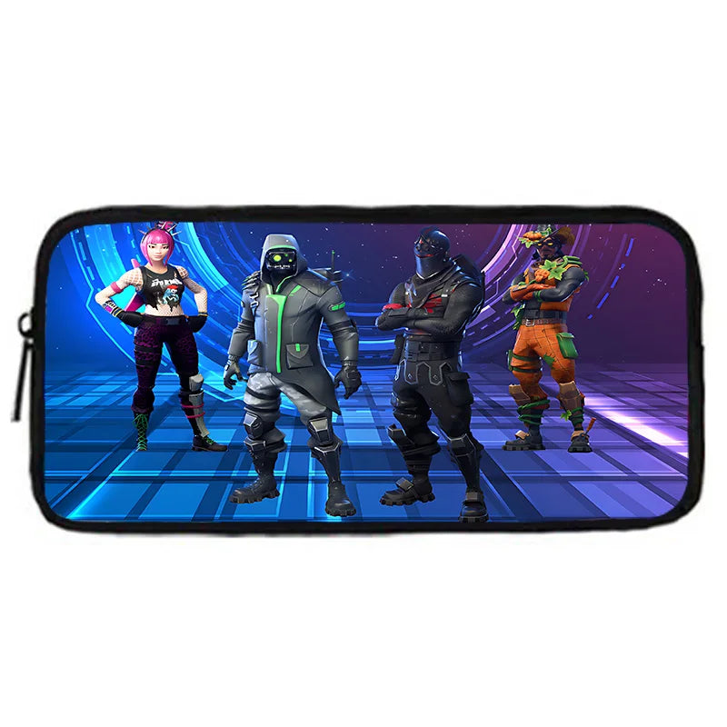 Hot Game Design Child Backpacks Shoulder Bag Pencil Case Fortnite Pupil Large Capacity School Bags for Boys Girls Best Gift