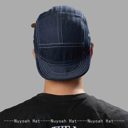 New Men Women American Retro Solid Letter Baseball Hats Sunshade Personal Versatile Flat Eaves Peaked Caps Hip-hop Fashion ins