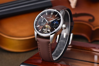 PAGANI DESIGN 2026 Men Mechanical Watch E3255Y 41mm Sapphire Crystal Stainless Steel Calendar Waterproof Reloj Hombre